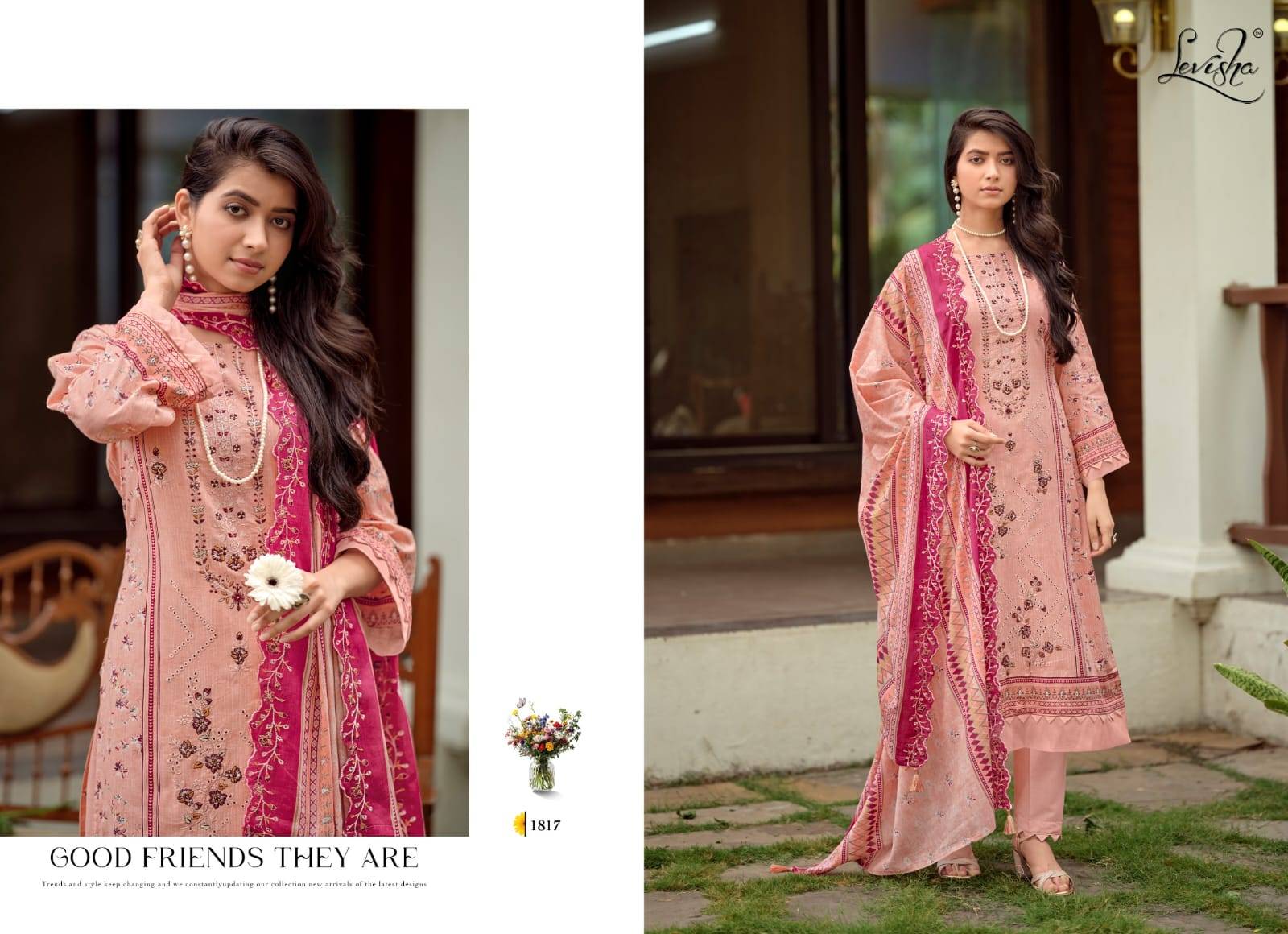 Madhubala Vol-18 By Levisha 1813 To 1818 Series Beautiful Festive Suits Stylish Colorful Fancy Casual Wear Cemric Lawn Cotton Dresses At Wholesale Price